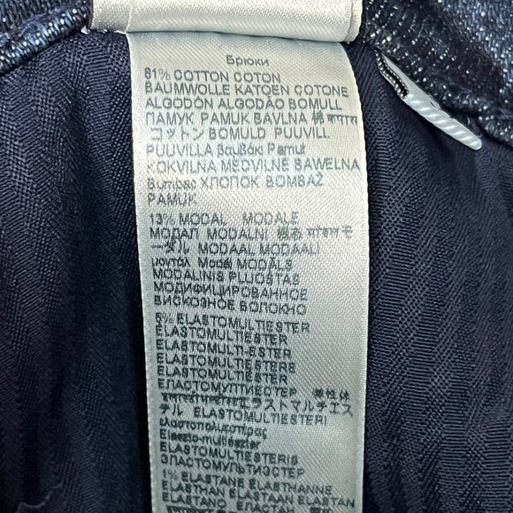 7 For All Mankind Luxe Vintage Lotta Cisco Wide Leg Jeans Dark Wash High Rise 30 - Picture 11 of 11